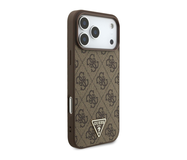 Guess 4G Strap Triangle Logo MagSafe do iPhone 17 Pro Max brązowy - 1365512 - zdjęcie 2